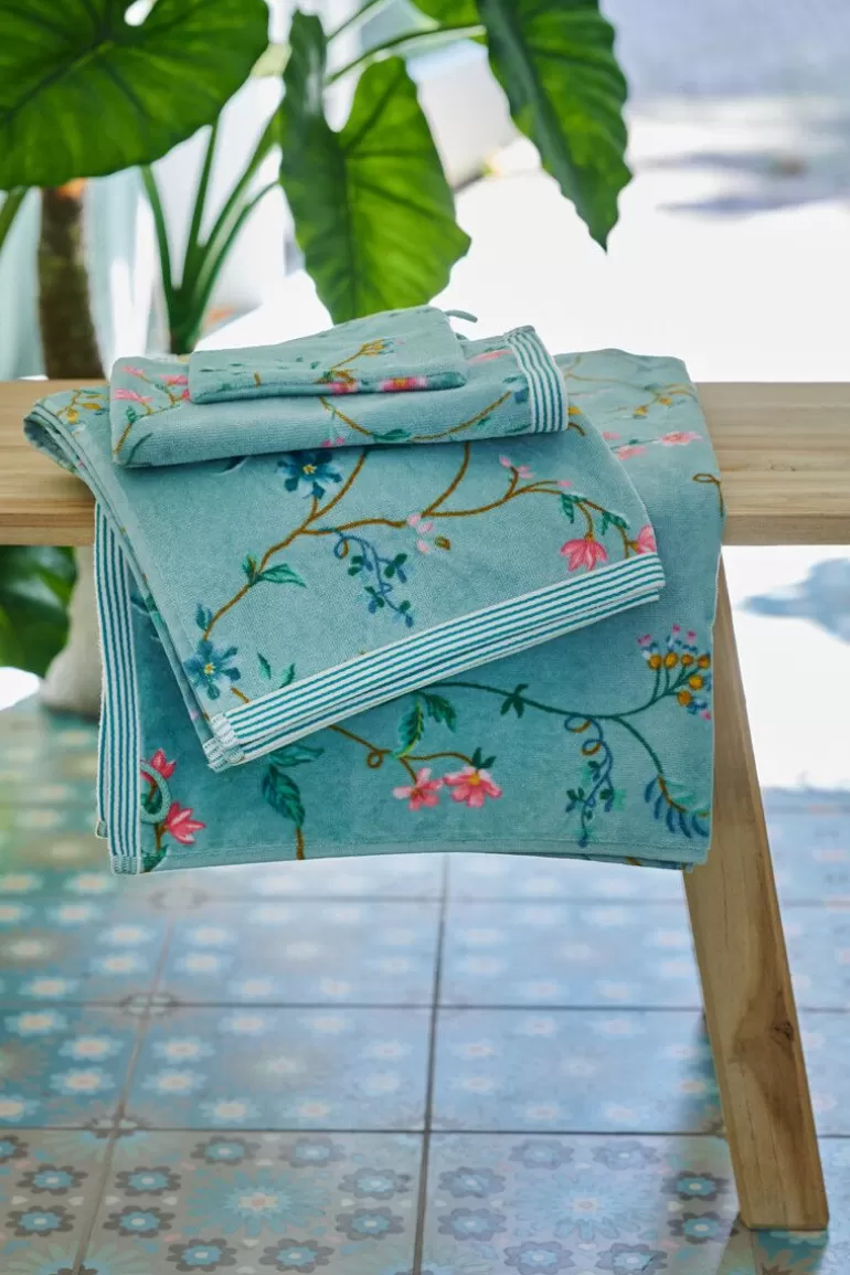 Handtücher<Pip Studio Badetuch Set/3 Les Fleurs 55X100 Cm Blau