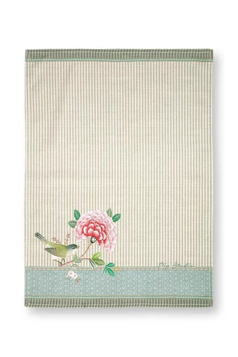 Geschirrtuch<Pip Studio Blushing Birds Geschirrhandtuch Khaki