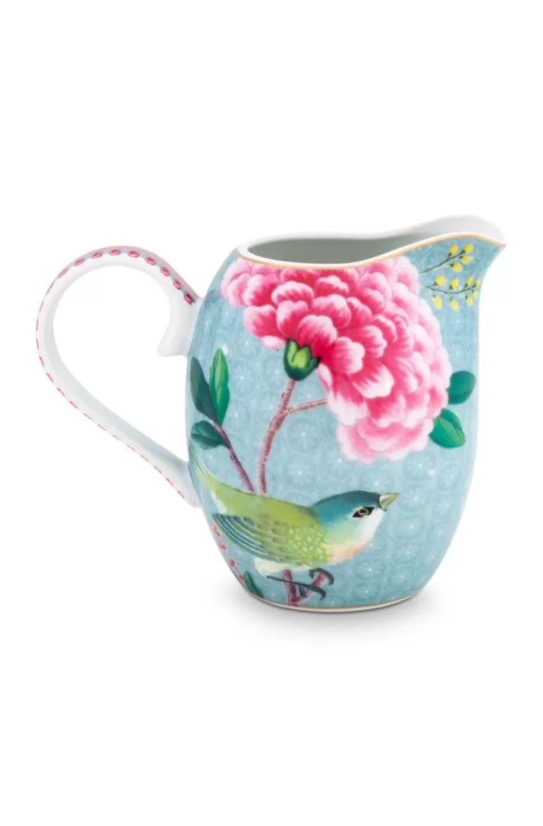 Milchkännchen<Pip Studio Blushing Birds Kanne Klein Blau