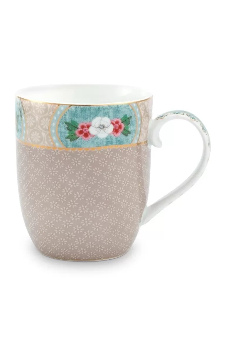 Kaffeetassen<Pip Studio Blushing Birds Tasse Klein Khaki