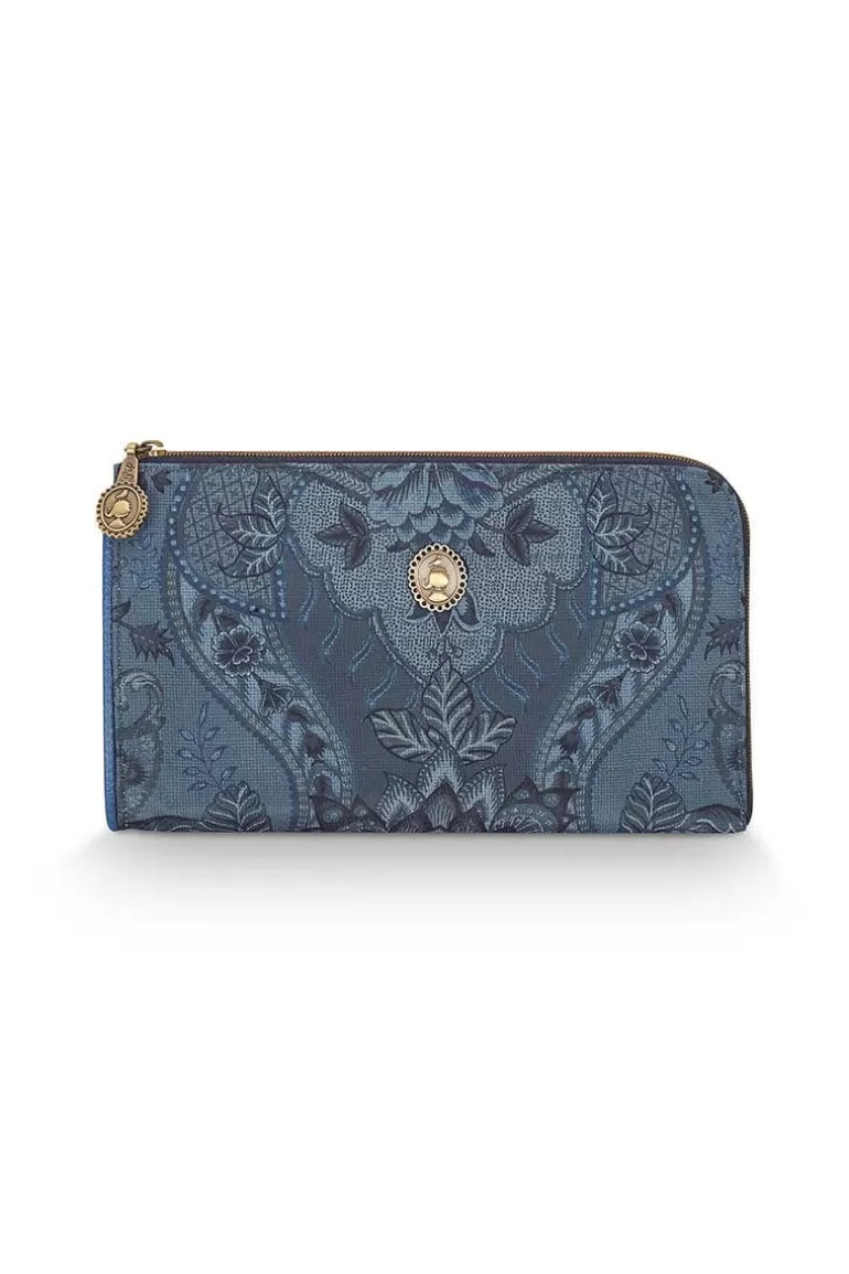 Beautycases<Pip Studio Flaches Necessaire Reisverschluss Kyoto Festival Blau