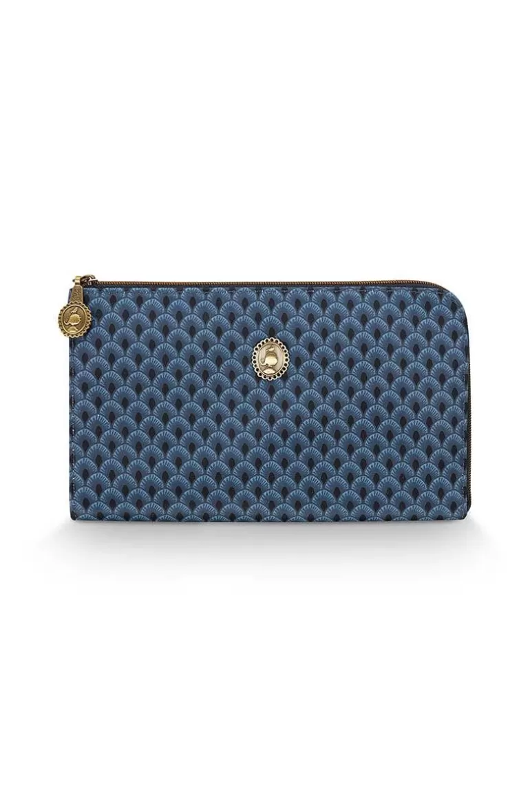 Necessaire<Pip Studio Flaches Necessaire Reisverschluss Suki Blau