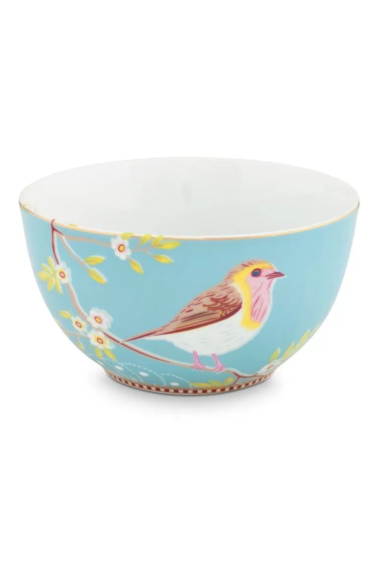 Schalen<Pip Studio Floral Schale Early Bird 15 Cm Blau