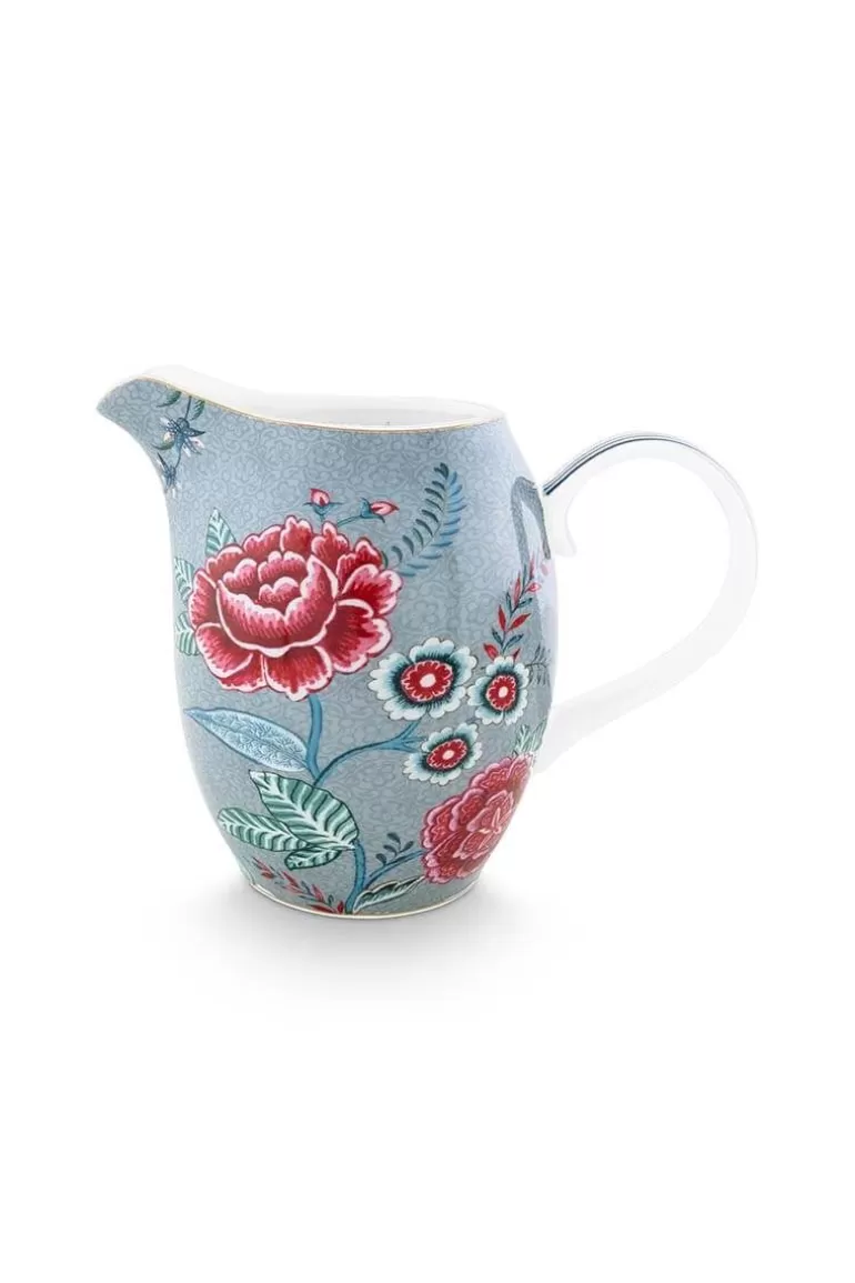 Milchkännchen<Pip Studio Flower Festival Kanne Gross Blau