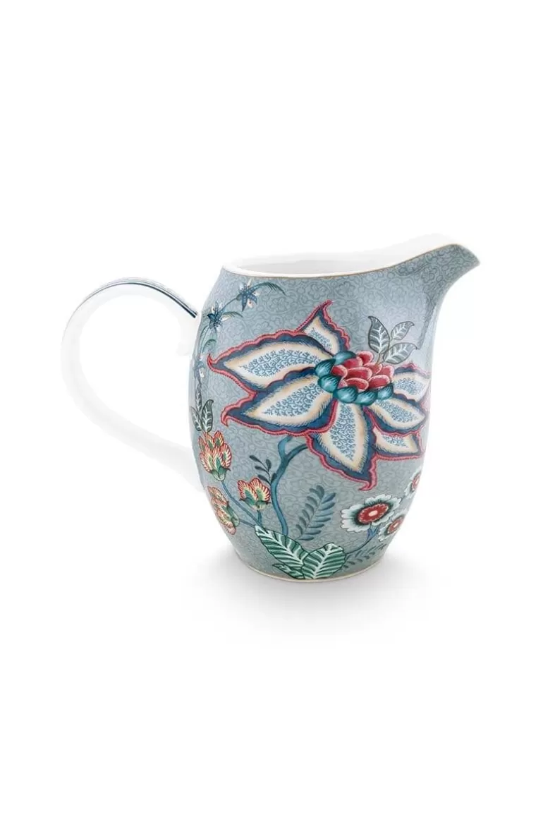 Milchkännchen<Pip Studio Flower Festival Kanne Gross Blau