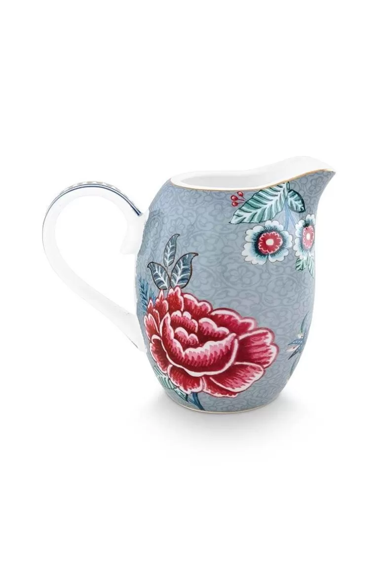 Milchkännchen<Pip Studio Flower Festival Kanne Klein Blau