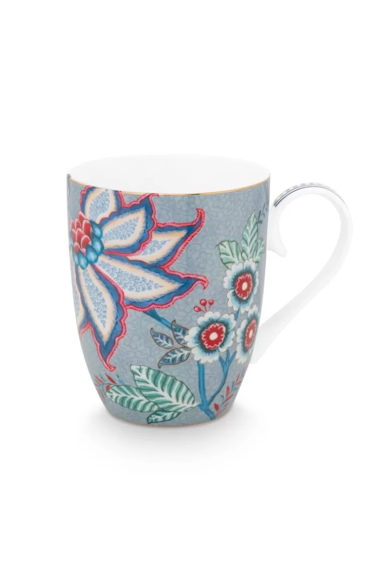 Teetassen<Pip Studio Flower Festival Tasse Gross Hell Blau