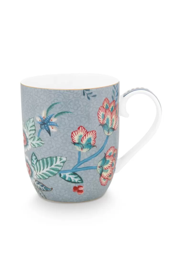 Kaffeetassen<Pip Studio Flower Festival Tasse Klein Hell Blau