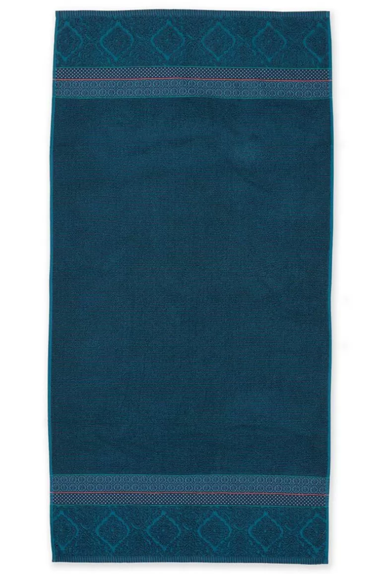 Handtücher<Pip Studio Grose Handtuch Soft Zellige Dunkel 70X140 Cm Blau