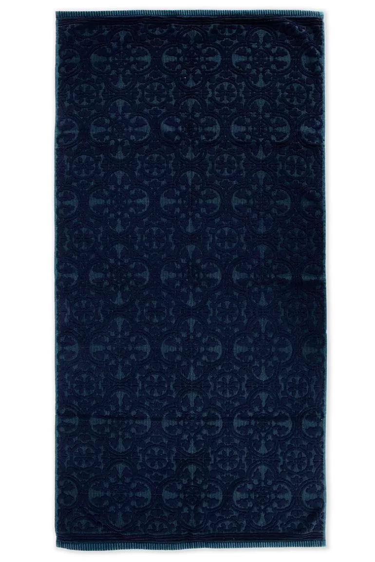 Handtücher<Pip Studio Grose Handtuch Tile De Pip Dunkel 70X140 Cm Blau