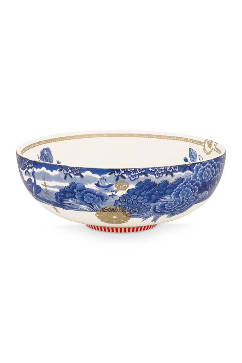 Schalen<Pip Studio Heritage Schale Grenze Blau 20 Cm