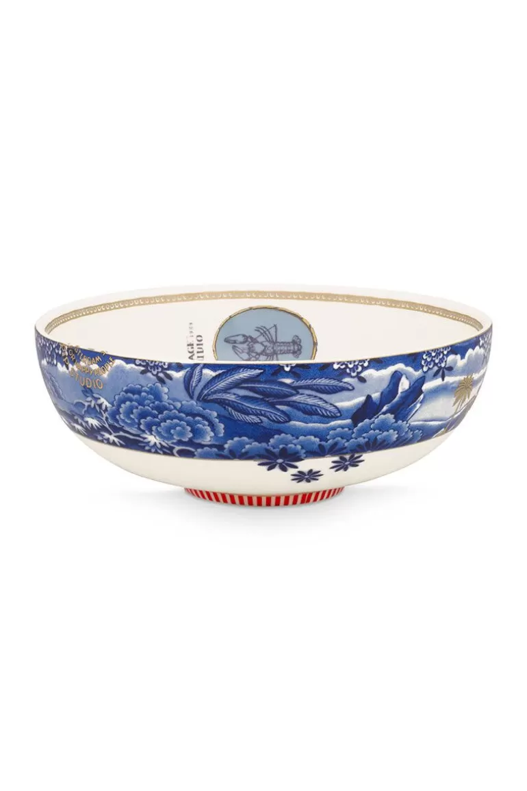 Schalen<Pip Studio Heritage Schale Grenze Blau 20 Cm