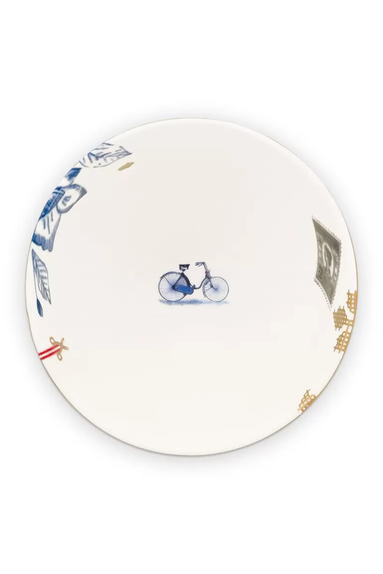 Schalen<Pip Studio Heritage Schale Palme Weis 15 Cm