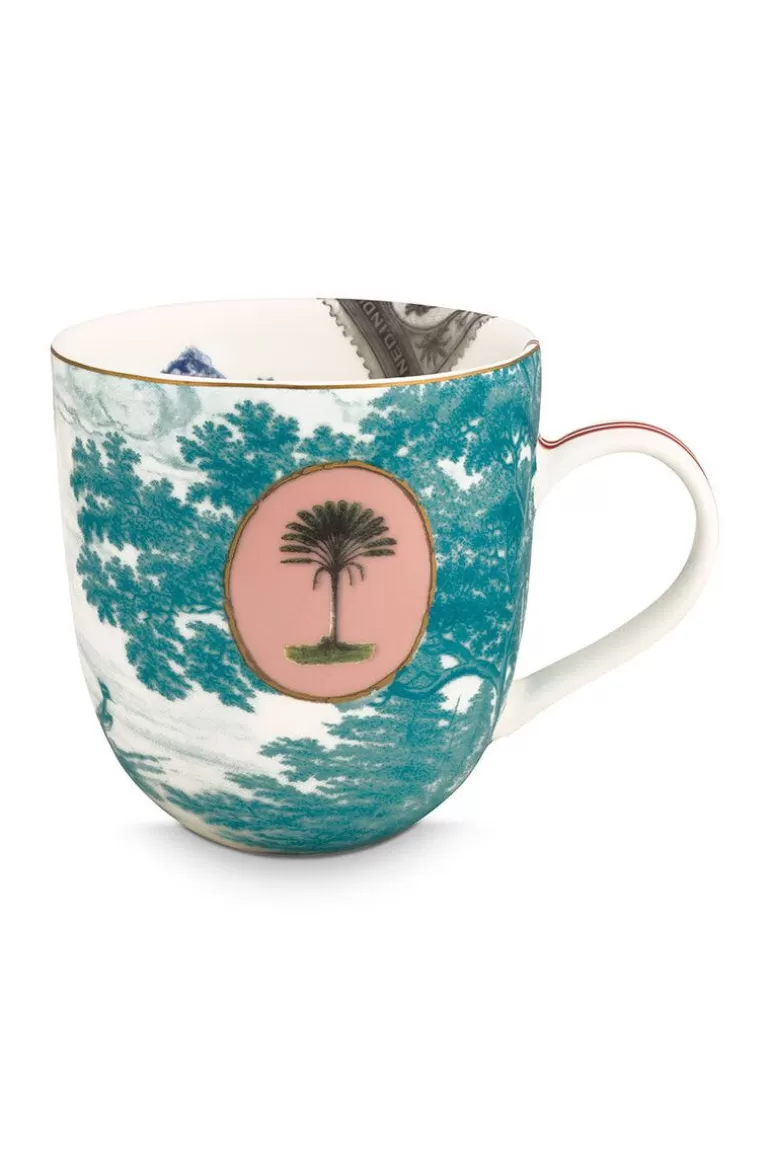 Teetassen<Pip Studio Heritage Tasse Large Boot Aqua Blau