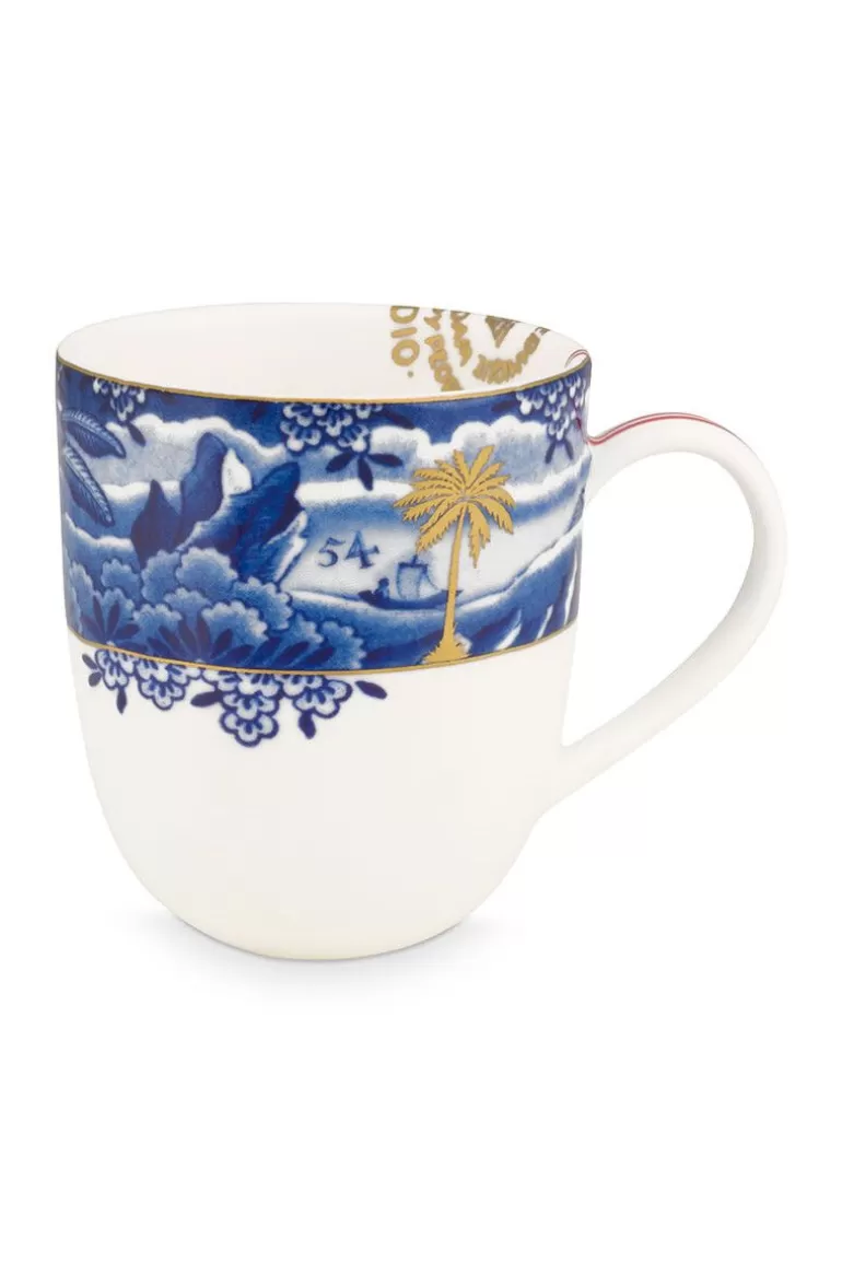 Kaffeetassen<Pip Studio Heritage Tasse Small Grenze Blau