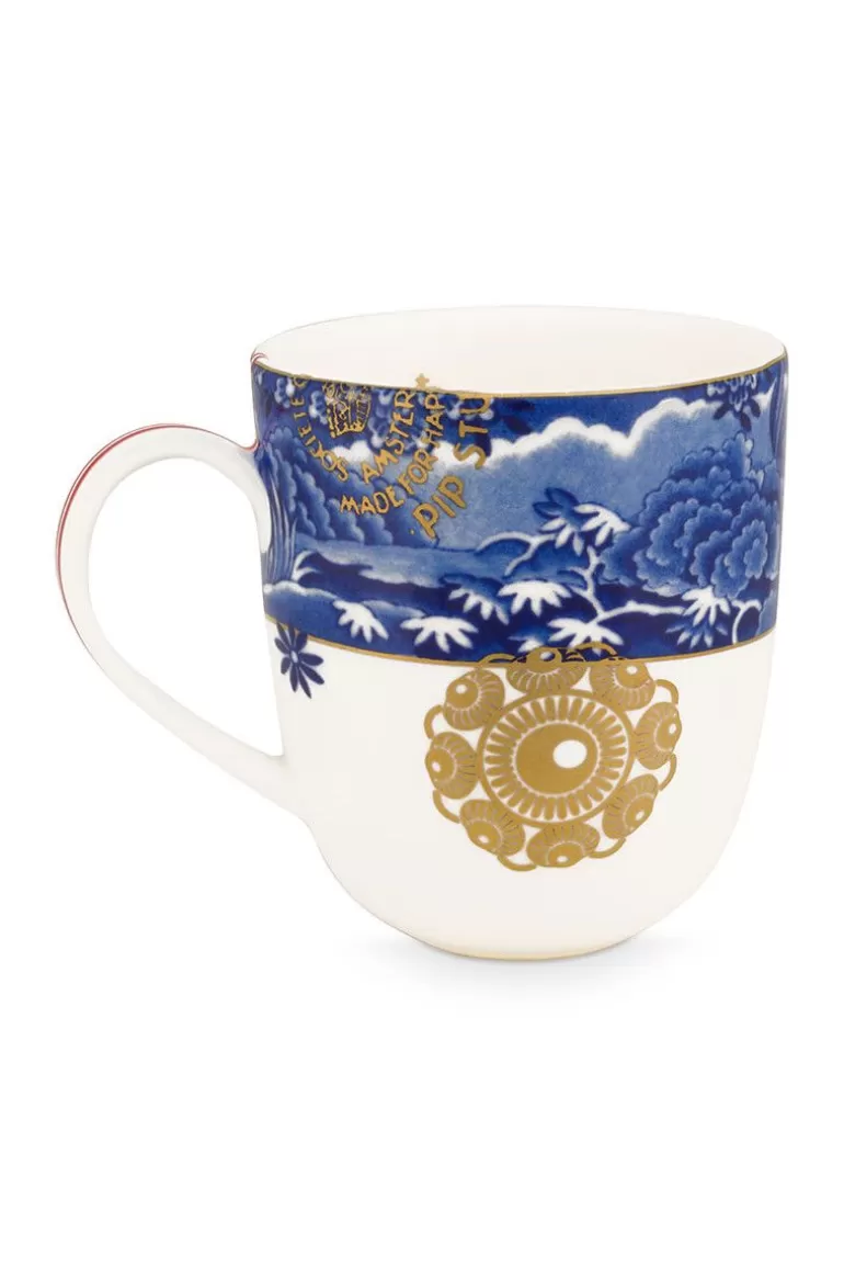 Kaffeetassen<Pip Studio Heritage Tasse Small Grenze Blau