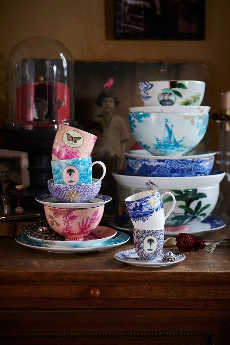 Kaffeetassen<Pip Studio Heritage Tasse Small Grenze Blau