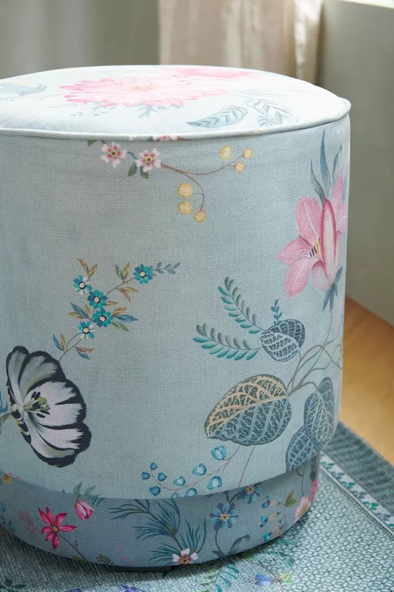 Hocker Und Stühle<Pip Studio Hocker Medium Fleur Grandeur Grun