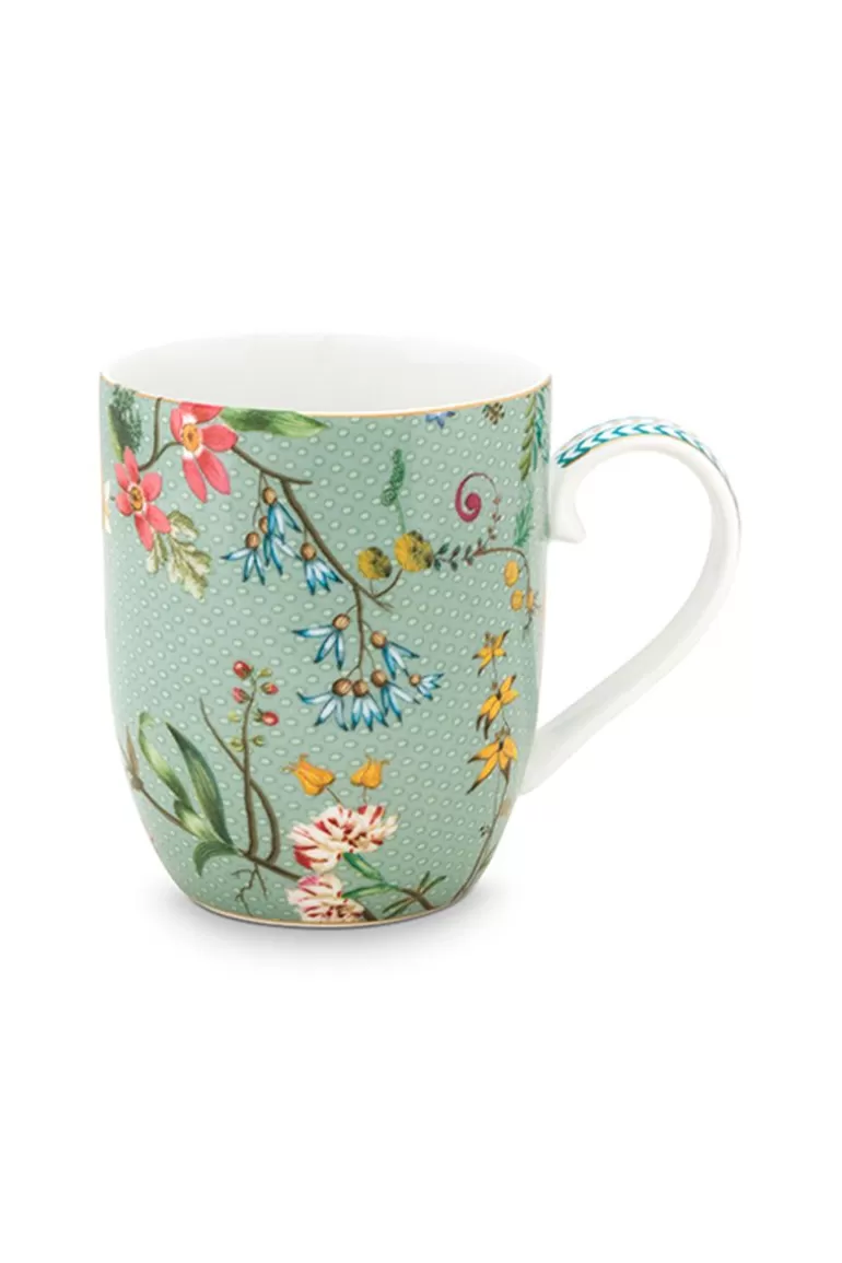 Kaffeetassen<Pip Studio Jolie Tasse Klein Flowers Blau