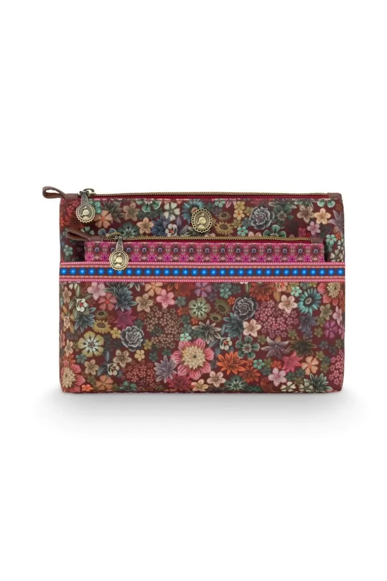 Necessaire<Pip Studio Kosmetiktasche Combi Gross Tutti I Fiori Rosa