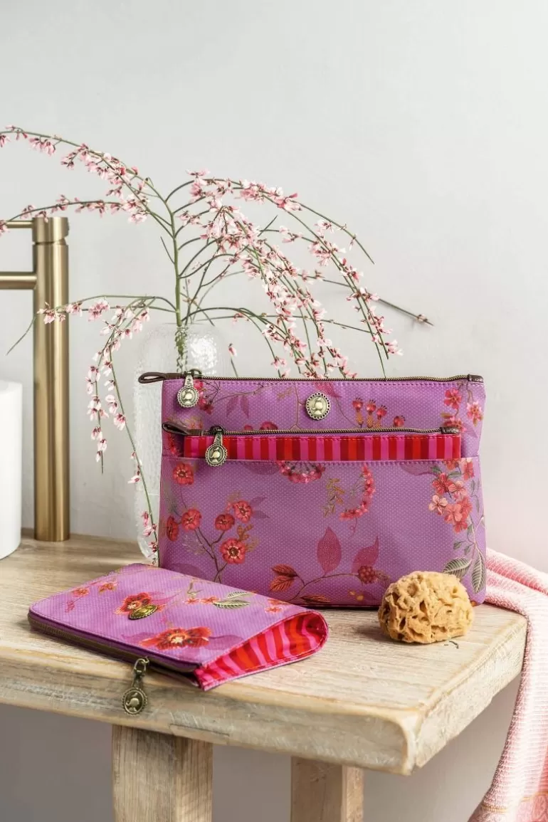 Beautycases<Pip Studio Kosmetiktasche Kawai Flower Fuchsia