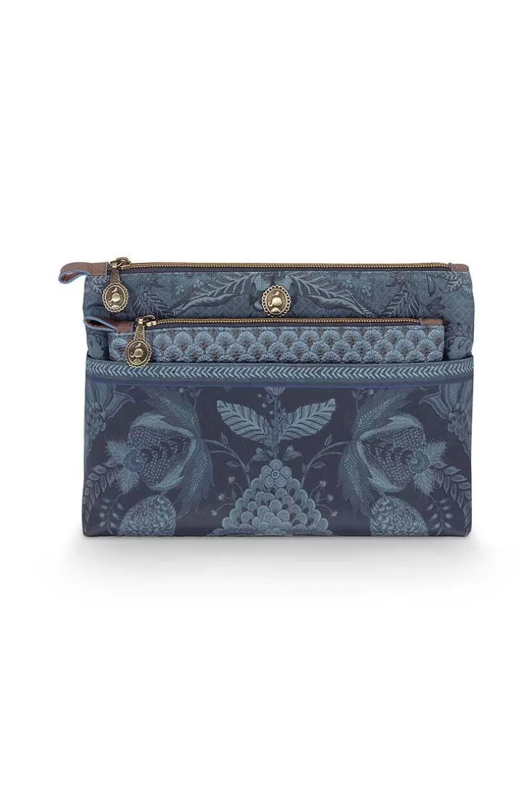 Necessaire<Pip Studio Kosmetiktasche Kyoto Festival Combi Blau