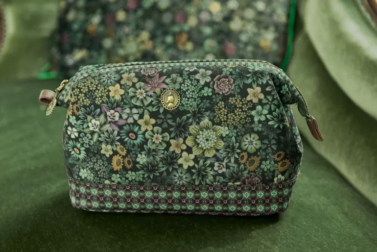 Kosmetiktasche<Pip Studio Kosmetiktasche Medium Tutti I Fiori Grun