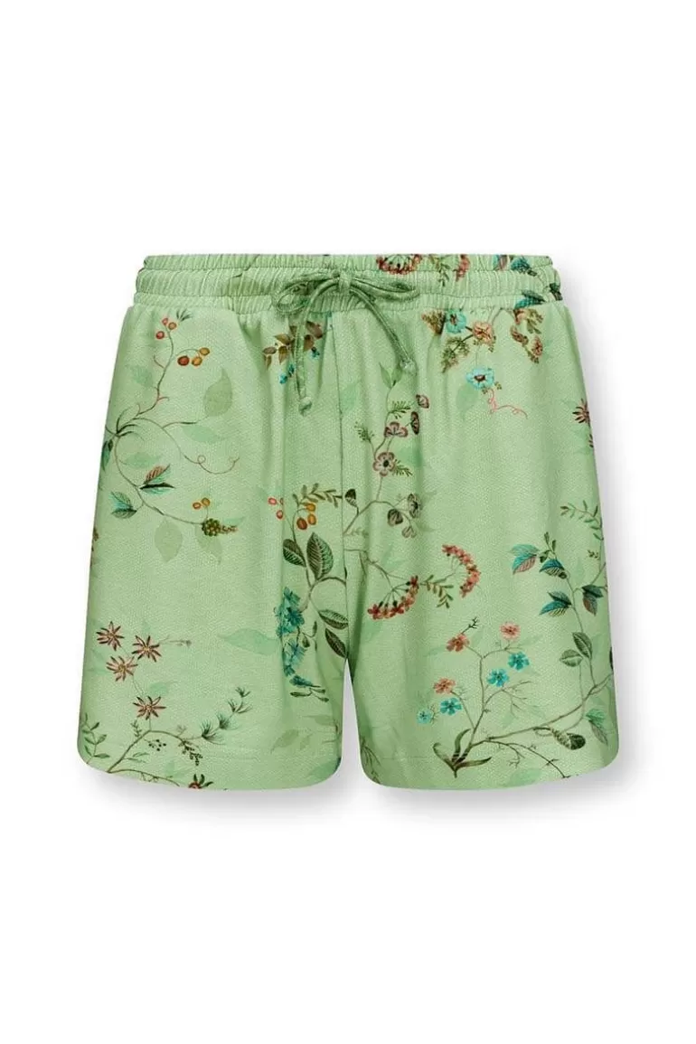 Shorts<Pip Studio Kurze Hose Kawai Flower Hell Grun