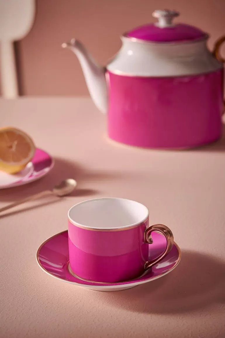 Tasse & Untertasse<Pip Studio Pip Chique Cappuccino Tasse & Untertasse Rosa