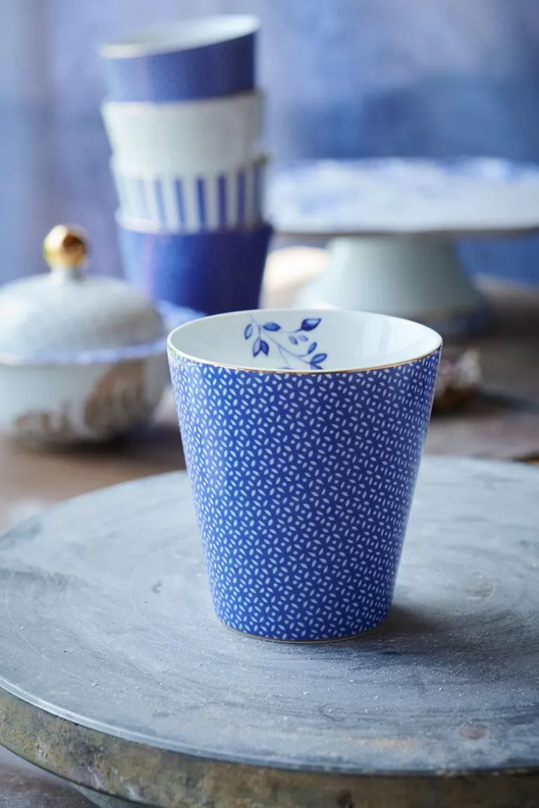 Kaffeetassen<Pip Studio Royal Stripes Tasse Tiles Blau