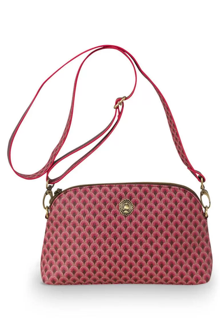 Ümhangetaschen<Pip Studio Schultertasche Klein Suki Dunkel Rosa