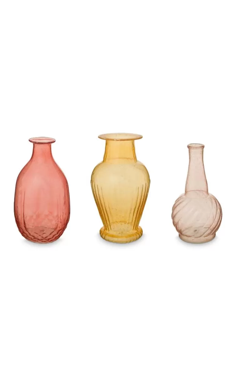 Sale Sets<Pip Studio Set/3 Vasen Glas M Rosa