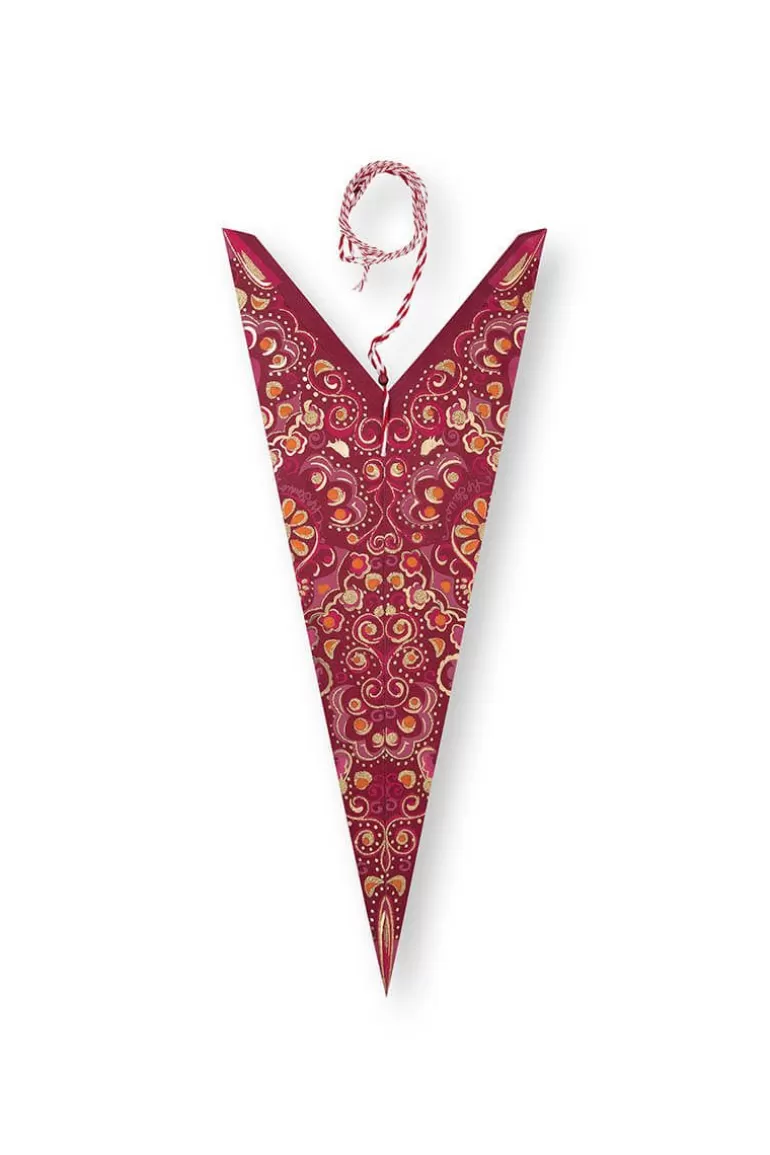 Sale Laterne<Pip Studio Stern Lampion Papier 110Cm Rot