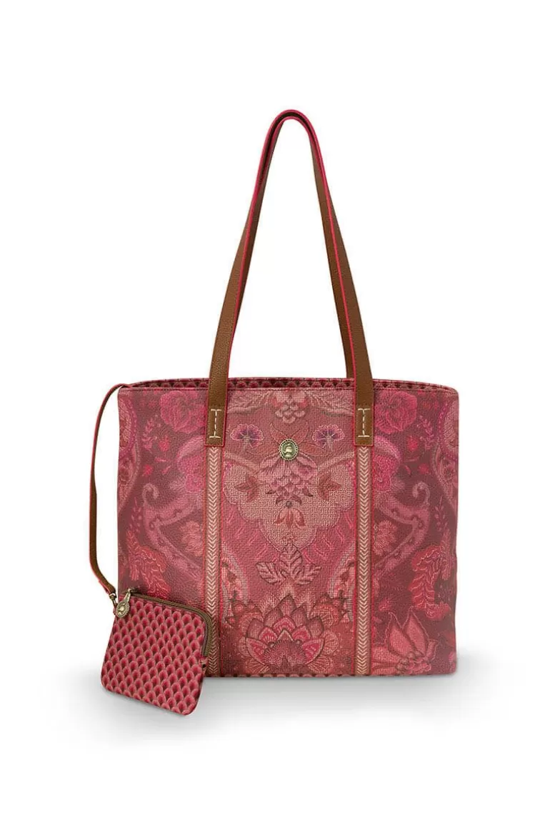 Shopper<Pip Studio Tasche Medium Kyoto Festival Dunkel Rosa