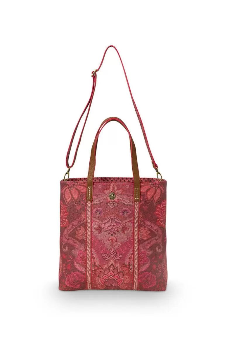 Shopper<Pip Studio Tasche Rechteckig Kyoto Festival Dunkel Rosa