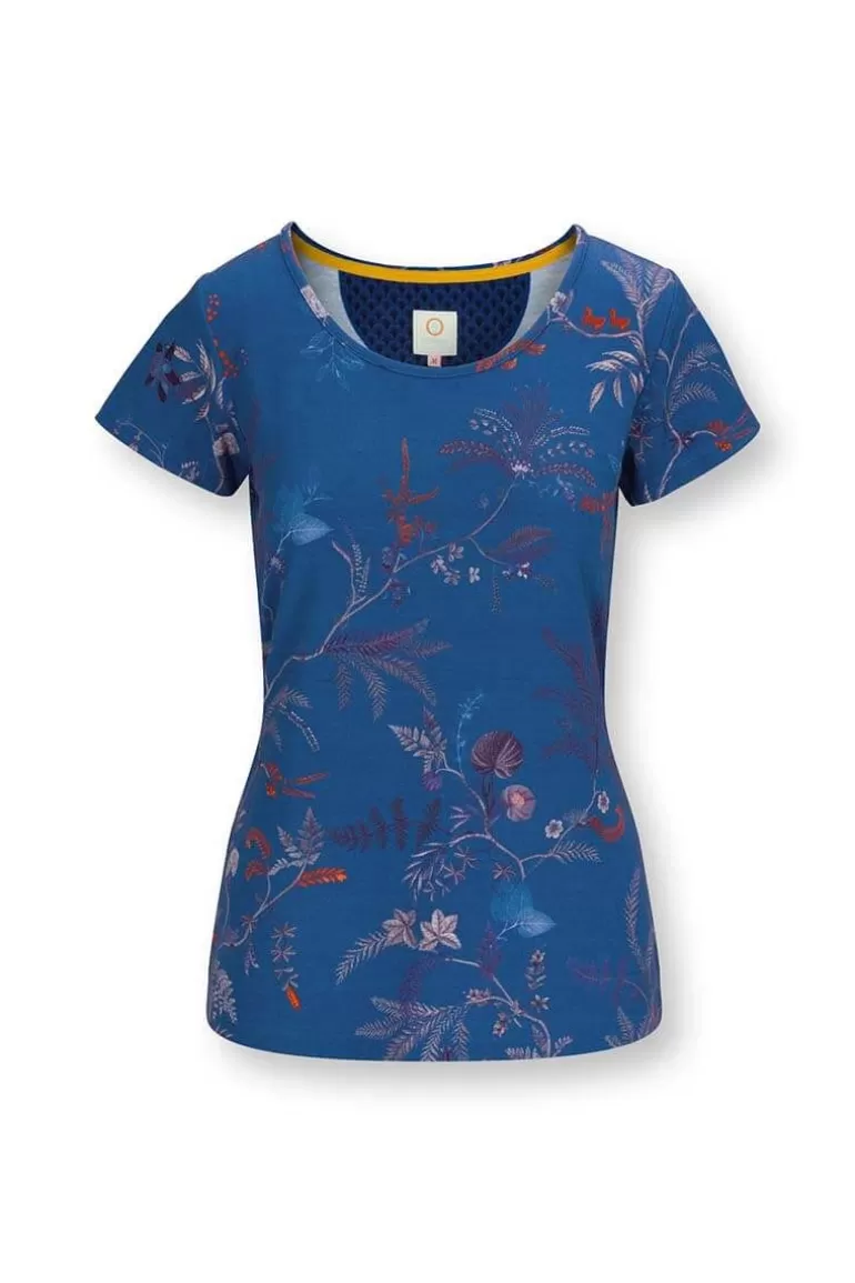 T-Shirts<Pip Studio Top Kurze Armel Isola Blau