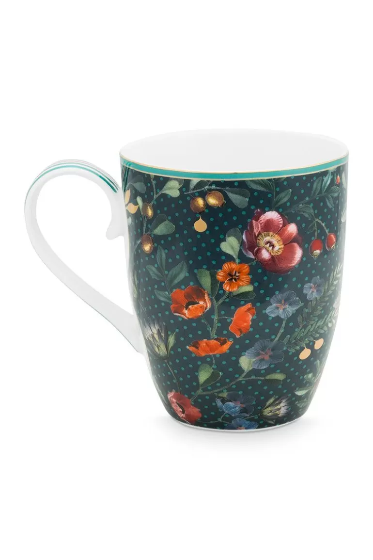 Teetassen<Pip Studio Winter Wonderland Tasse Gross Dunkel Blau