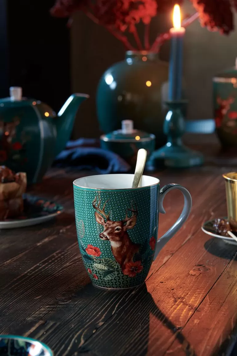 Teetassen<Pip Studio Winter Wonderland Tasse Gross Grun