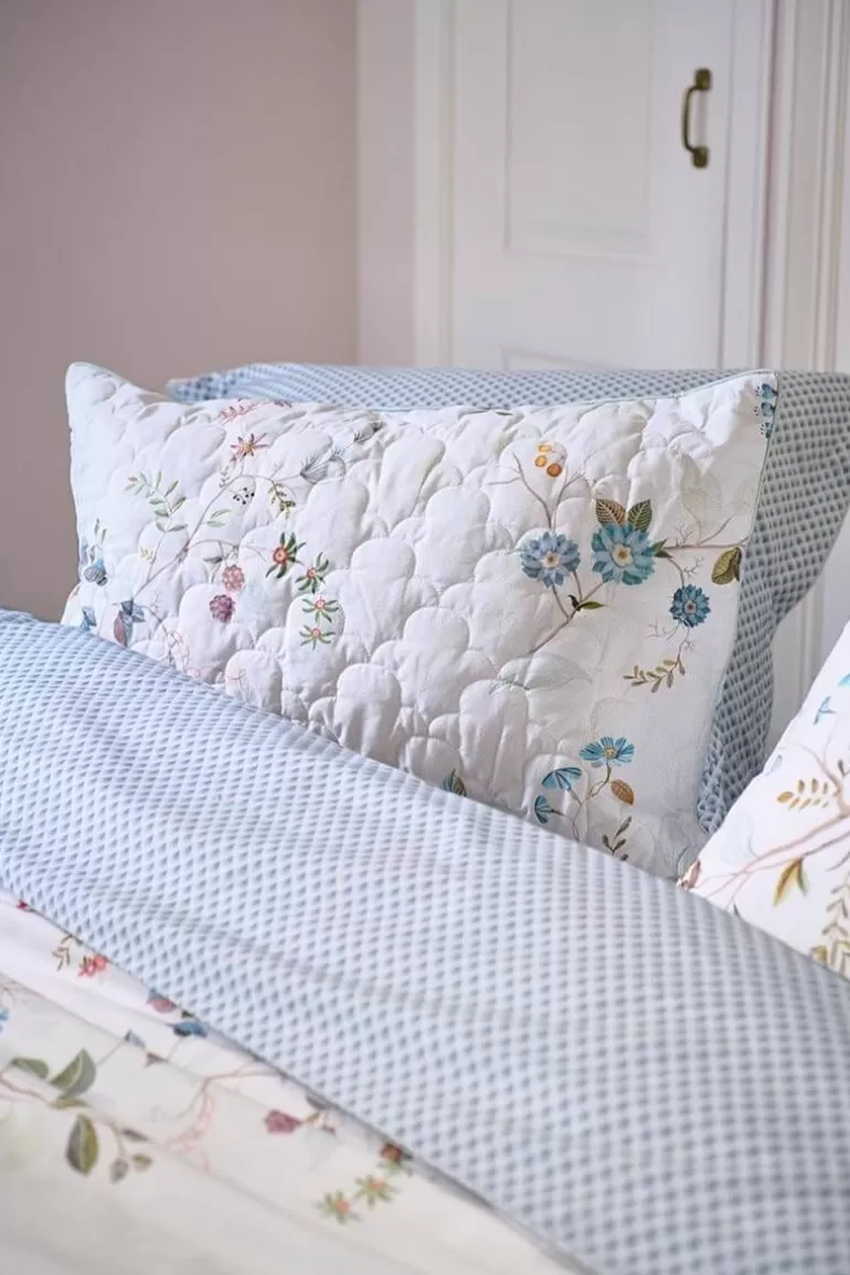 Zierkissen<Pip Studio Zierkissen Quilted Kawai Flower Weiss